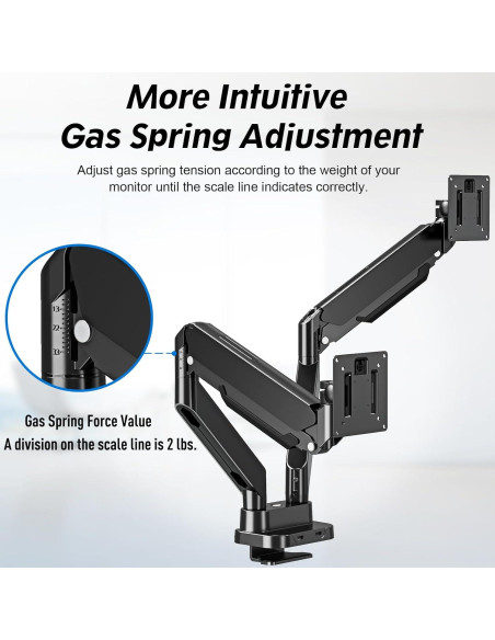 Soporte Doble para Monitor MOUNTUP MU7006 13-39" Ajustable