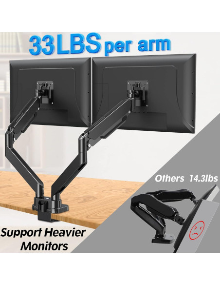 Soporte Doble para Monitor MOUNTUP MU7006 13-39" Ajustable