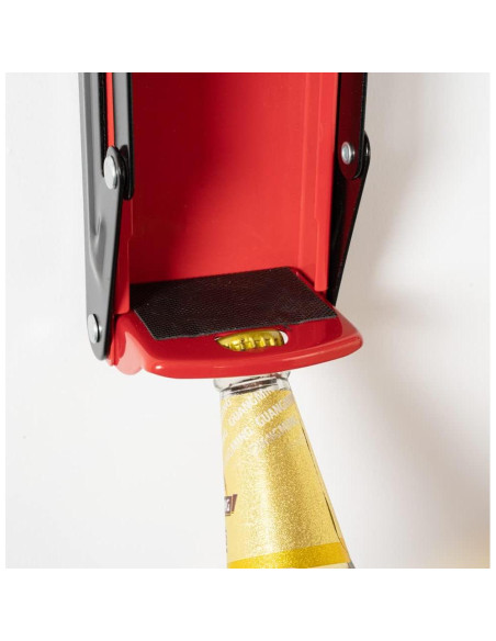 Trituradora de Latas Met Lux Roja 12/16 oz Montable en Pared