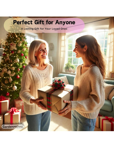 Juego de Jardinería 7 Piezas Handletech con Taburete Plegable