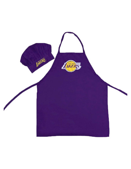 Conjunto Delantal y Sombrero Chef Pro Specialties Lakers