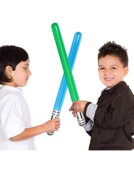 6 Sables de Luz Inflables TOSAMZOO para Fiesta Temática