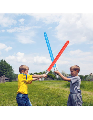 6 Sables de Luz Inflables TOSAMZOO para Fiesta Temática