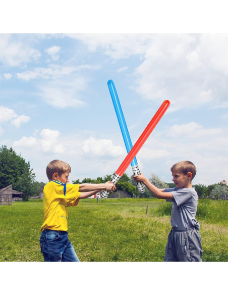 6 Sables de Luz Inflables TOSAMZOO para Fiesta Temática