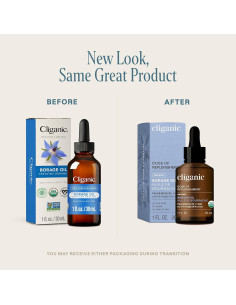 Aceite de Semilla de Borraja Orgánico Cliganic 100% Puro 28g 2