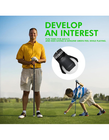 Paquete de 9 tazas de putting de golf Shu-Ran con banderas