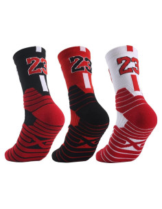 Calcetines de Baloncesto Elite con Compresión 3 Pares
