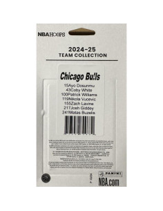 Conjunto de 7 tarjetas de baloncesto Chicago Bulls 2024 2