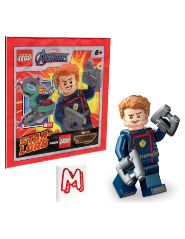 LEGO Minifigura Star-Lord Guardianes de la Galaxia 4,32 cm
