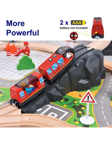 Locomotora eléctrica Goli Toys GA20004 con sonido y luces