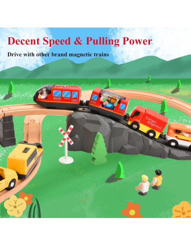 Locomotora eléctrica Goli Toys GA20004 con sonido y luces