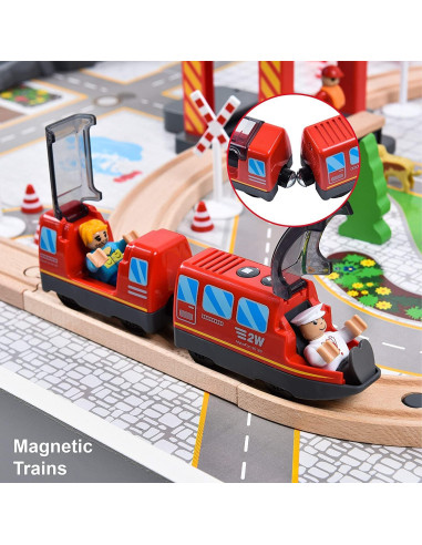 Locomotora eléctrica Goli Toys GA20004 con sonido y luces