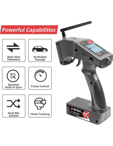 Radiolink RC6GS V3 Transmisor 7 Canales con Receptor R7FG