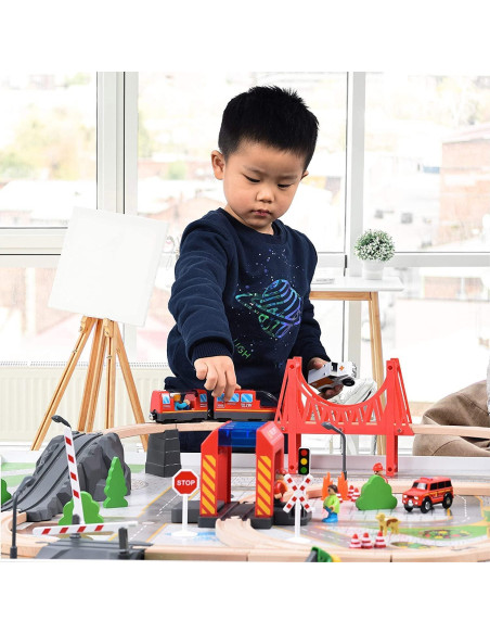 Locomotora eléctrica Goli Toys GA20004 con sonido y luces