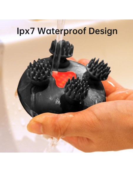 Masajeador de Cabeza Comfier CF-4402 Negro 3 Modos Impermeable