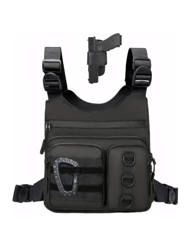 Mochila de Pecho Criuage Wdhf Ligera y Ajustable