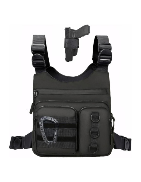 Mochila de Pecho Criuage Wdhf Ligera y Ajustable