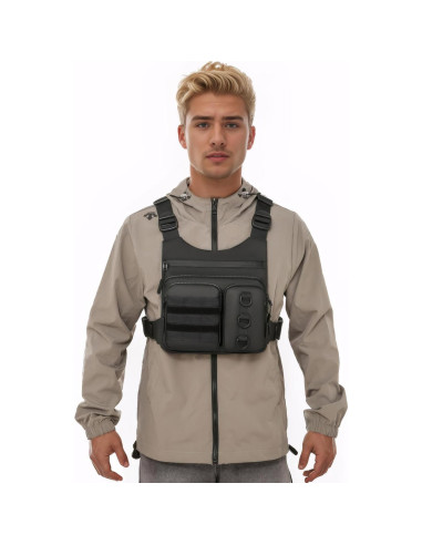 Mochila de Pecho Criuage Wdhf Ligera y Ajustable