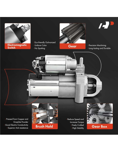 Motor de Arranque A-Premium para Toyota Corolla 1.8L 12V