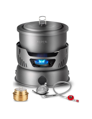 Juego de Utensilios de Cocina Alocs 11 Piezas Camping