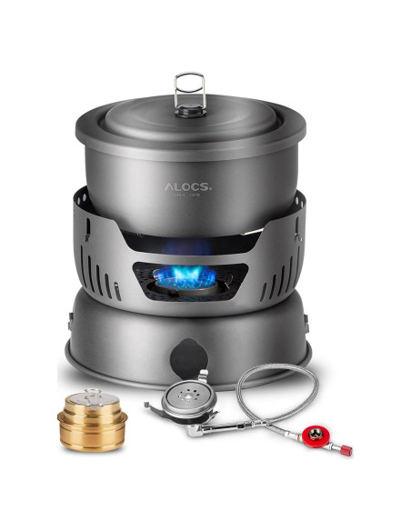 Juego de Utensilios de Cocina Alocs 11 Piezas Camping