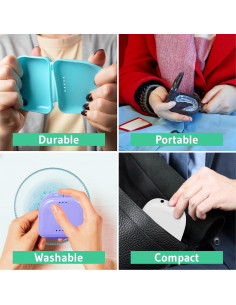 Estuches para Retenedores Mrs. Odonto - Paquete de 6 Colores 2