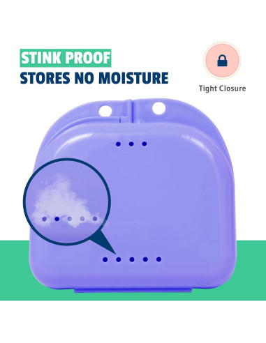 Estuches para Retenedores Mrs. Odonto - Paquete de 6 Colores