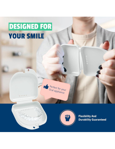 Estuches para Retenedores Mrs. Odonto - Paquete de 6 Colores