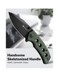 Cuchillo Plegable SENCUT Excalis 7.54 cm Verde EDC 2