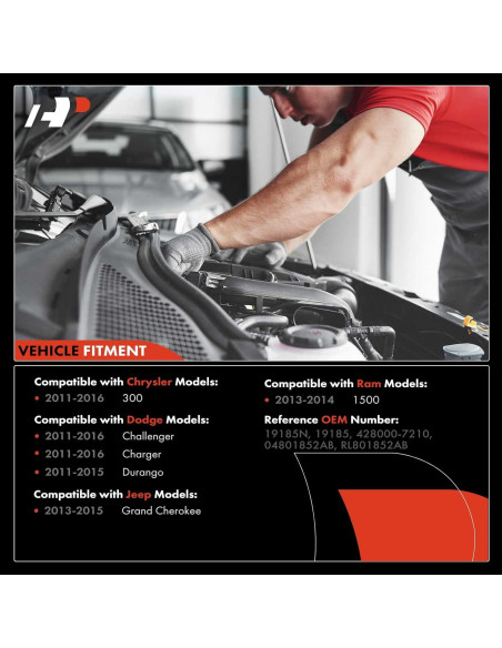 Motor de arranque A-Premium 12V 1.3KW 9 dientes Chrysler/Dodge