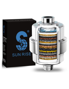 Filtro de Ducha SR SUN RISE 20 Etapas Cromo Pulido