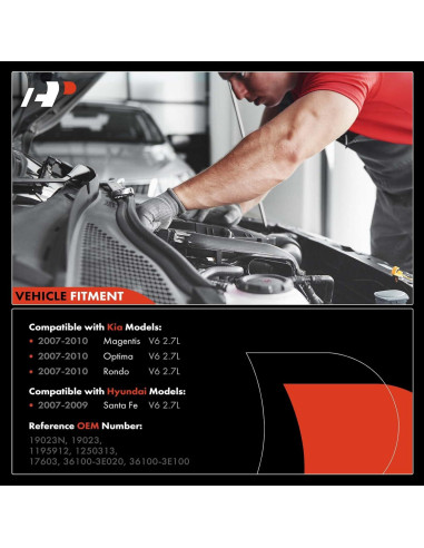 Motor de arranque A-Premium Kia Hyundai V6 2.7L 12V 1.2KW