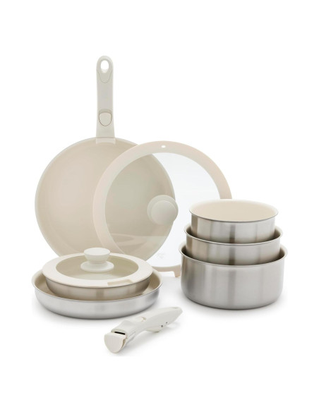 Juego de Utensilios de Cocina GreenLife Click 10 Piezas