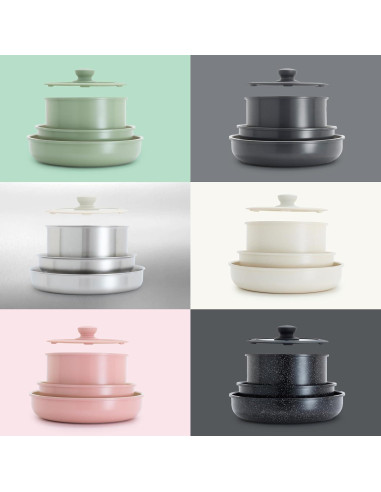 Juego de Utensilios de Cocina GreenLife Click 10 Piezas