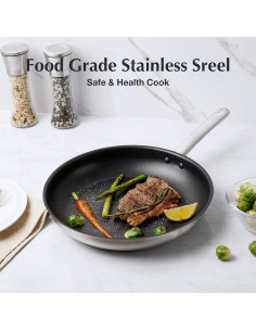 Juego de Ollas y Sartenes KOCH SYSTEME CS 10 Piezas Antiadherente 2