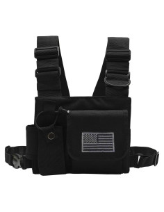 Arnés de Pecho Klykon para Walkie Talkie con Bolsa Frontal