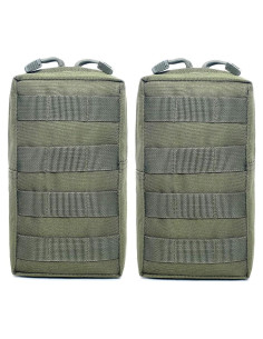 Bolsa Molle Táctica Tacticool 2 Pack Verde Ejército EDC