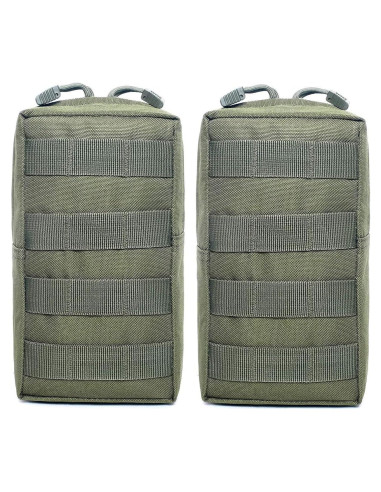 Bolsa Molle Táctica Tacticool 2 Pack Verde Ejército EDC