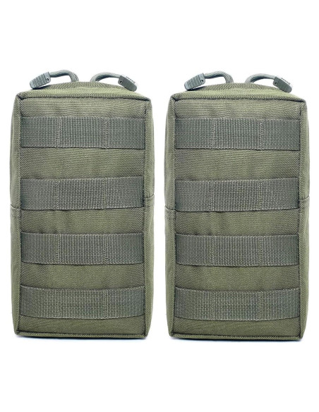 Bolsa Molle Táctica Tacticool 2 Pack Verde Ejército EDC
