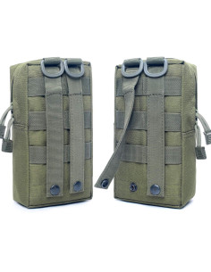 Bolsa Molle Táctica Tacticool 2 Pack Verde Ejército EDC 2