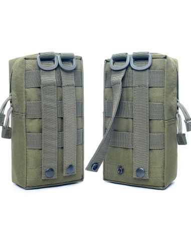 Bolsa Molle Táctica Tacticool 2 Pack Verde Ejército EDC