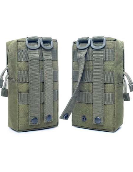 Bolsa Molle Táctica Tacticool 2 Pack Verde Ejército EDC