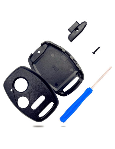 Carcasa de Llave Reemplazo Honda Civic CR-V Fit Negro