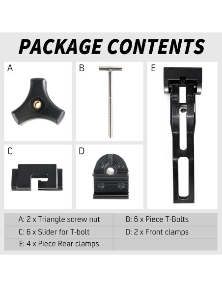 Abrazadera de Cubierta de Tonel Donpida LBJ-1035A Plegable
