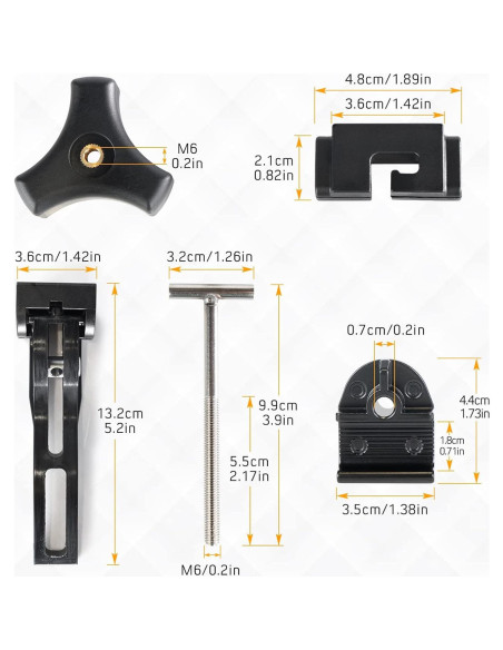 Abrazadera de Cubierta de Tonel Donpida LBJ-1035A Plegable