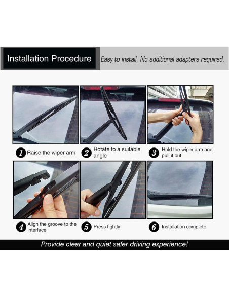 Limpiaparabrisas Silenciosos FAPIUO para Mercedes-Benz GLC