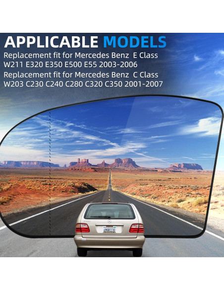 Cristal Espejo Lateral Izquierdo LOIYLLEN con Calefacción