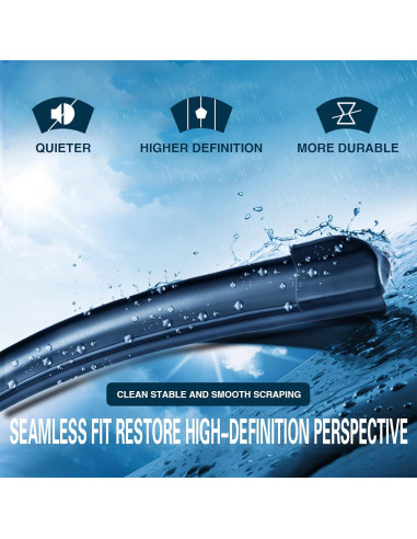 Limpiaparabrisas Silenciosos FAPIUO para Mercedes-Benz GLC