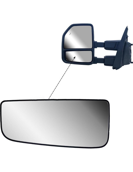 Espejo Lateral Convexo Calefaccionado Ford F-150 2015-2024