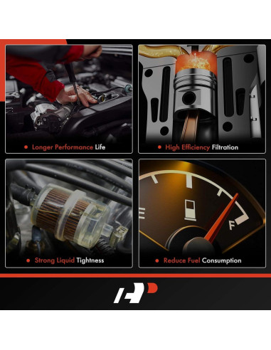 Filtro de Combustible A-Premium para Volkswagen Touareg 2004-2006